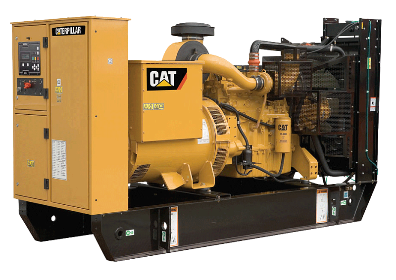 Нагрузочные испытания ДГУ Caterpillar DE300E0 на базе дизельного двигателя Caterpillar C9